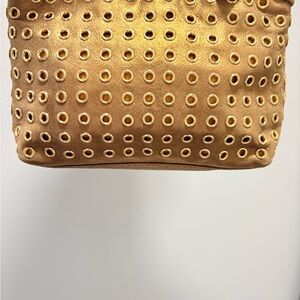 Michael Kors mini gold bag
